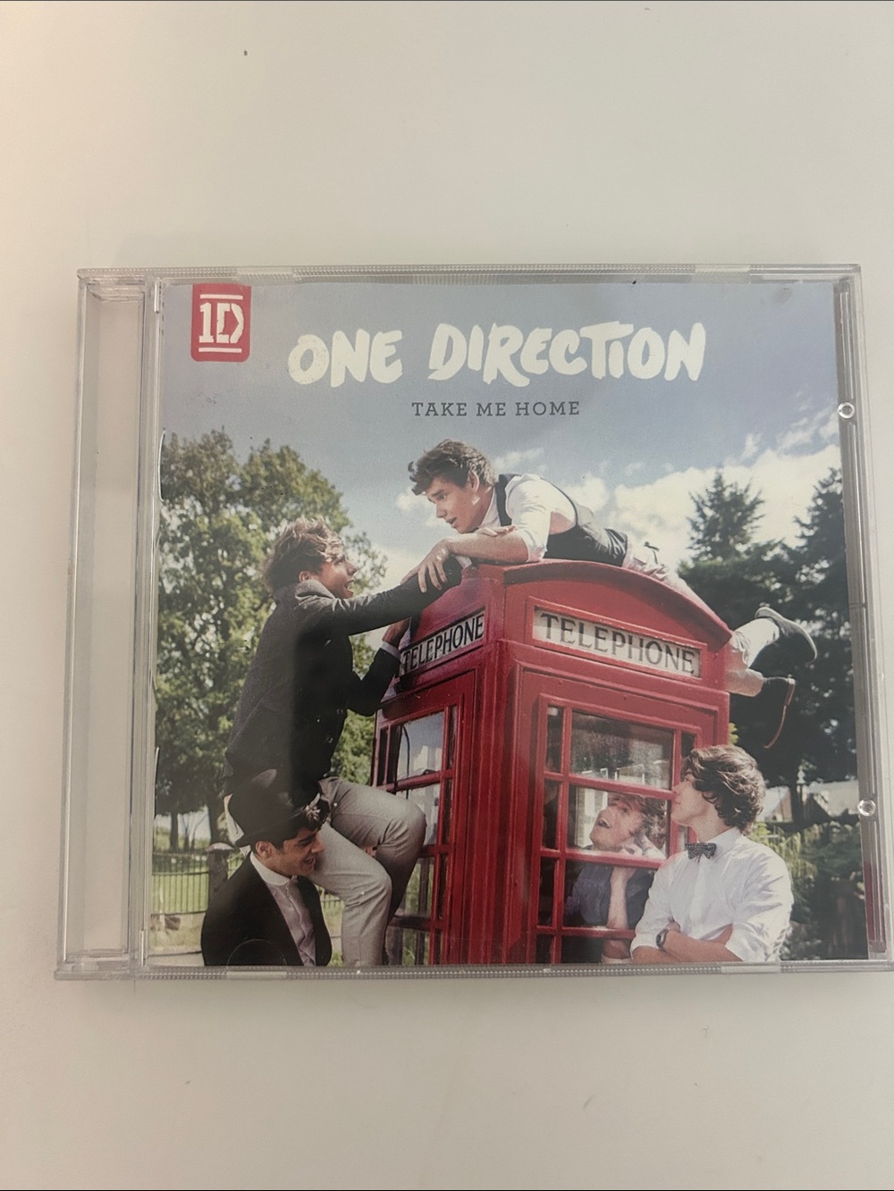One Direction "Take Me Home" CD - Red Telephone Booth Cover